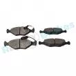 Jeu de 4 plaquettes de frein avant RAP BRAKES R-P0307 - Visuel 3