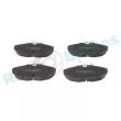 Jeu de 4 plaquettes de frein arrière RAP BRAKES R-P0311 - Visuel 1