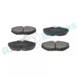 Jeu de 4 plaquettes de frein arrière RAP BRAKES R-P0311 - Visuel 2