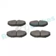 Jeu de 4 plaquettes de frein arrière RAP BRAKES R-P0311 - Visuel 3