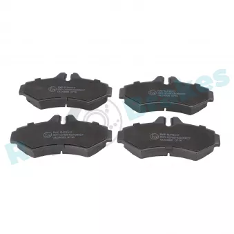 Jeu de 4 plaquettes de frein arrière RAP BRAKES R-P0312