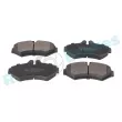 Jeu de 4 plaquettes de frein arrière RAP BRAKES R-P0312 - Visuel 2