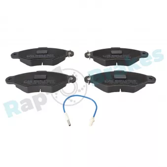 Jeu de 4 plaquettes de frein avant RAP BRAKES R-P0315