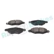 Jeu de 4 plaquettes de frein avant RAP BRAKES R-P0315 - Visuel 2
