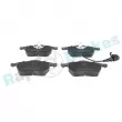 Jeu de 4 plaquettes de frein avant RAP BRAKES R-P0316 - Visuel 1