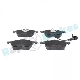 Jeu de 4 plaquettes de frein avant RAP BRAKES R-P0316