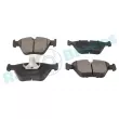 Jeu de 4 plaquettes de frein avant RAP BRAKES R-P0317 - Visuel 2