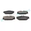 Jeu de 4 plaquettes de frein avant RAP BRAKES R-P0318 - Visuel 2