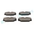 Jeu de 4 plaquettes de frein avant RAP BRAKES R-P0318 - Visuel 3