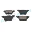 Jeu de 4 plaquettes de frein arrière RAP BRAKES R-P0320 - Visuel 2