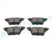 Jeu de 4 plaquettes de frein arrière RAP BRAKES R-P0320 - Visuel 3