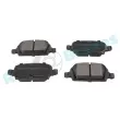Jeu de 4 plaquettes de frein arrière RAP BRAKES R-P0322 - Visuel 1