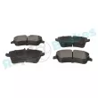 Jeu de 4 plaquettes de frein avant RAP BRAKES R-P0323 - Visuel 2