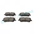 Jeu de 4 plaquettes de frein avant RAP BRAKES R-P0323 - Visuel 3