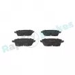 Jeu de 4 plaquettes de frein avant RAP BRAKES R-P0324 - Visuel 1