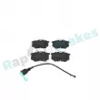 Jeu de 4 plaquettes de frein arrière RAP BRAKES R-P0325 - Visuel 1