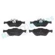 Jeu de 4 plaquettes de frein avant RAP BRAKES R-P0329 - Visuel 1