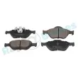 Jeu de 4 plaquettes de frein avant RAP BRAKES R-P0329 - Visuel 2