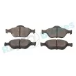 Jeu de 4 plaquettes de frein avant RAP BRAKES R-P0329 - Visuel 3