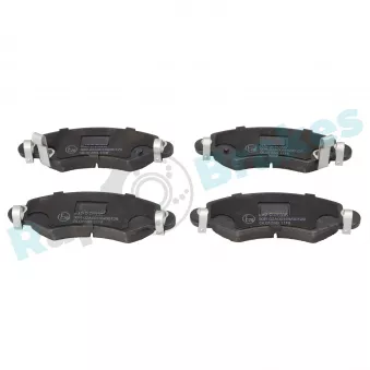 Jeu de 4 plaquettes de frein avant RAP BRAKES R-P0330