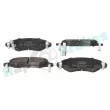 Jeu de 4 plaquettes de frein avant RAP BRAKES R-P0330 - Visuel 2