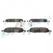 Jeu de 4 plaquettes de frein avant RAP BRAKES R-P0330 - Visuel 3