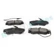Jeu de 4 plaquettes de frein avant RAP BRAKES R-P0332 - Visuel 2