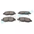 Jeu de 4 plaquettes de frein avant RAP BRAKES R-P0333 - Visuel 3