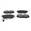 Jeu de 4 plaquettes de frein avant RAP BRAKES R-P0334 - Visuel 2