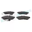 Jeu de 4 plaquettes de frein avant RAP BRAKES R-P0335 - Visuel 1
