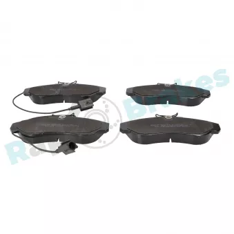 Jeu de 4 plaquettes de frein avant RAP BRAKES R-P0335