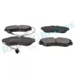 Jeu de 4 plaquettes de frein avant RAP BRAKES R-P0335 - Visuel 2