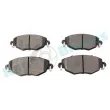 Jeu de 4 plaquettes de frein avant RAP BRAKES R-P0341 - Visuel 3