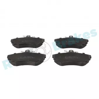 Jeu de 4 plaquettes de frein avant RAP BRAKES R-P0343