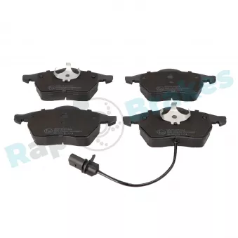Jeu de 4 plaquettes de frein avant RAP BRAKES R-P0344