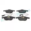 Jeu de 4 plaquettes de frein avant RAP BRAKES R-P0345 - Visuel 1