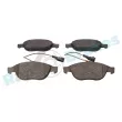 Jeu de 4 plaquettes de frein avant RAP BRAKES R-P0345 - Visuel 3