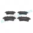 Jeu de 4 plaquettes de frein avant RAP BRAKES R-P0346 - Visuel 1
