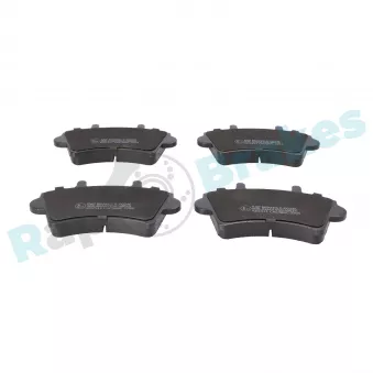 Jeu de 4 plaquettes de frein avant RAP BRAKES R-P0346