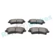 Jeu de 4 plaquettes de frein avant RAP BRAKES R-P0346 - Visuel 3