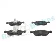 Jeu de 4 plaquettes de frein avant RAP BRAKES R-P0347 - Visuel 1