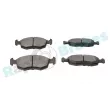 Jeu de 4 plaquettes de frein avant RAP BRAKES R-P0347 - Visuel 3