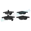 Jeu de 4 plaquettes de frein avant RAP BRAKES R-P0348 - Visuel 1