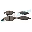 Jeu de 4 plaquettes de frein avant RAP BRAKES R-P0348 - Visuel 3
