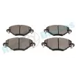 Jeu de 4 plaquettes de frein avant RAP BRAKES R-P0352 - Visuel 3