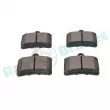 Jeu de 4 plaquettes de frein arrière RAP BRAKES R-P0354 - Visuel 3