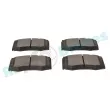 Jeu de 4 plaquettes de frein avant RAP BRAKES R-P0357 - Visuel 3