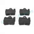 Jeu de 4 plaquettes de frein arrière RAP BRAKES R-P0358 - Visuel 1