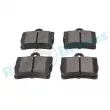 Jeu de 4 plaquettes de frein arrière RAP BRAKES R-P0358 - Visuel 3