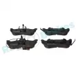 Jeu de 4 plaquettes de frein arrière RAP BRAKES R-P0359 - Visuel 1